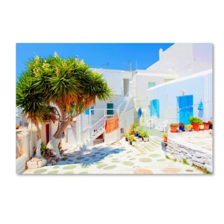 Trademark Fine Art Dieter Matthes 'Mykonos I' Canvas Art, 16x24 1X00970-C1624GG